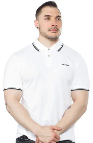 BEN SHERMAN ROMFORD POLO WHITE