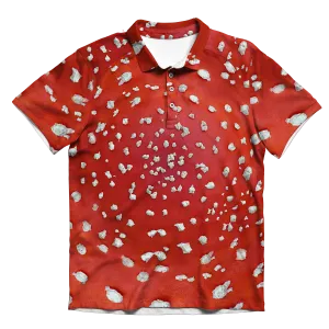 Fly Agaric - Amanita All Over Print Men's Polo Shirt