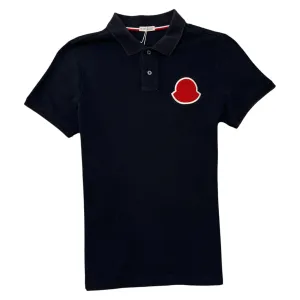 Men's Maglia Polo Shirt Navy Size S