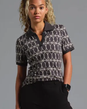 Municipal Women's Enduro Stretch Polo - COURT GEO