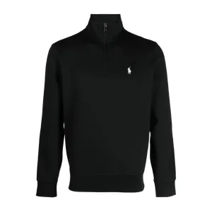 Polo Ralph Lauren Black Half Zip Sweatshirt