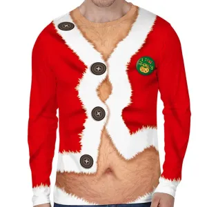 Trendy Ugly Christmas Santa Inspired  Shirts